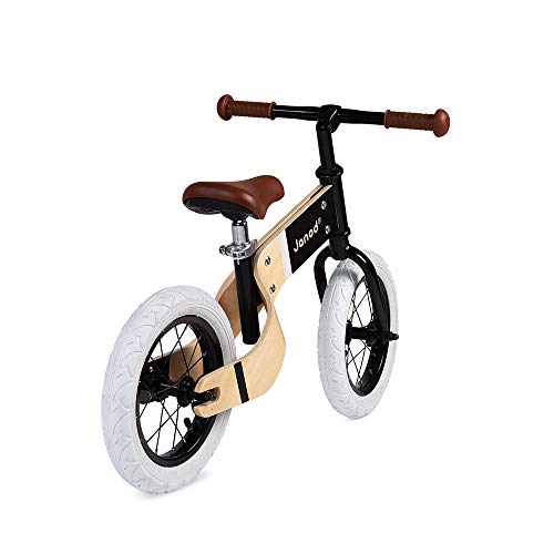 Janod - Deluxe Balance Bike In Wood and Metal - Nordic Retro Look - Develops Balance and Independence - Adjustable… – Bild 4