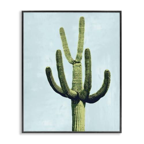 Cactus Desert Botanical Landscape, 11 x 14 Inch Framed Giclée Print