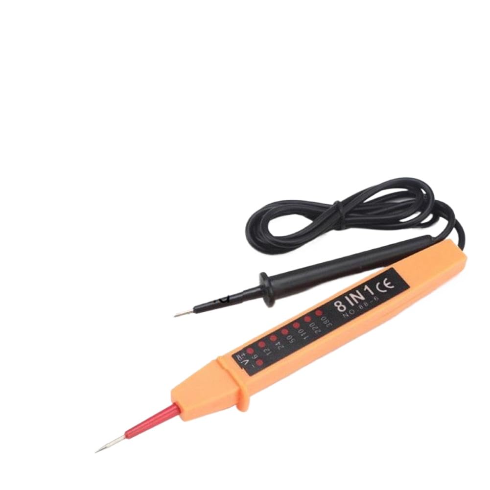 Acht-in-einem-Spannungsprüfstift AC DC 6–380 V automatischer elektrischer Detektor mit LED-Licht