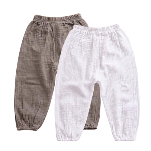 Miyanuby Baby Mädchen Jungen Pumphose Sommer Feste Jogginghose...