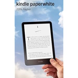 Amazon Kindle Paperwhite 16GB (newest model) – 20% faster, with new 7″ glare-free display and weeks of battery life – Black