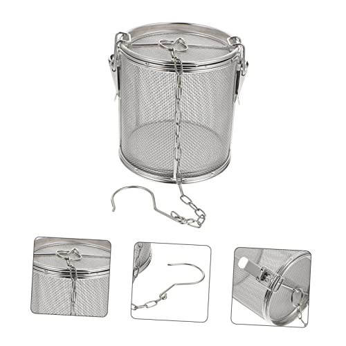 BESTonZON Cesta De Aço Inoxidável Infusores De Chá De Folhas Soltas Filtro Para Pia Filtro De Malha