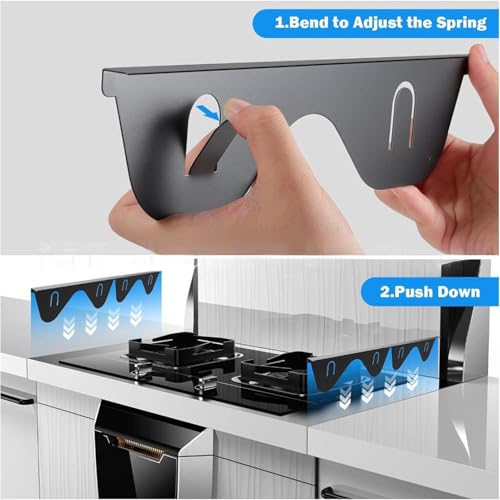 Remplissage d'espace de table de four de cuisine pour bloquer les chutes d'objets et résidus - 3