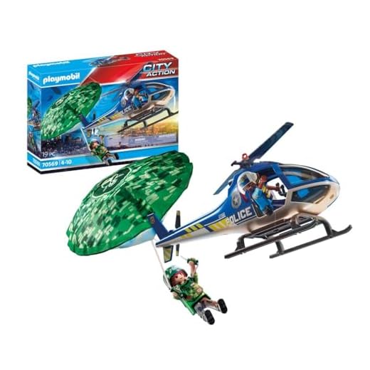 PLAYMOBIL City Action 70569 Polizei-Hubschrauber: Fallschirm-Verfolgung, Für Kinder von 4 - 10 Jahre 3 PLAYMOBIL City Action 70569 Polizei-Hubschrauber: Fallschirm-Verfolgung, Für Kinder von 4 - 10 Jahre