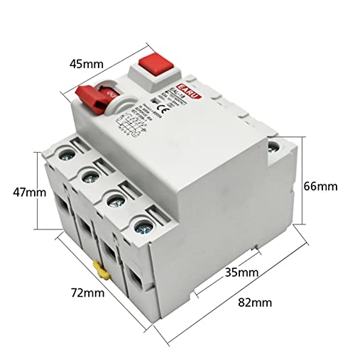 Disjoncteur différentiel 4P 32A 300mA Type A interrupteur de sécurité RCCB RCD