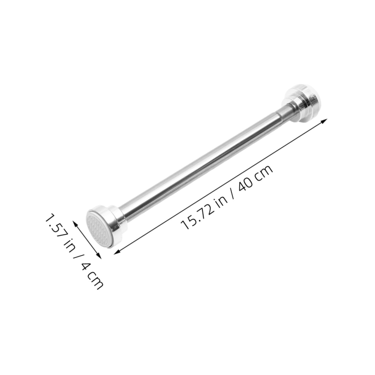 2 Pièces Tringle Rideau Douche Extensible Sans Perçage Acier Inoxydable Réglable Pour Salle De Bain Et Fenêtres De Placard