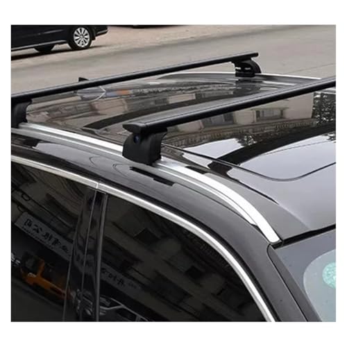 Barres de toit transversales premium noires et verrouillables pour Genesis GV80 - 5