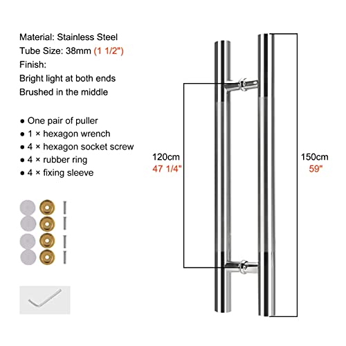 Poignées de porte push-pull : la solution brossée pour une installation facile