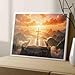 1000 Piece Jigsaw Puzzles for Adults Christ Cross Jigsaw Sunset Scenery Puzzle 1000 Pieces Puzzles for Game Night Christianity Holy Bible Wall Decor DIY Craft 27 x 20 Inches Puzzle