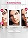 EASEHOLD Espejo Maquillaje con Luz, Triple Espejo Plegable con Aumentos 10x, 5X,...