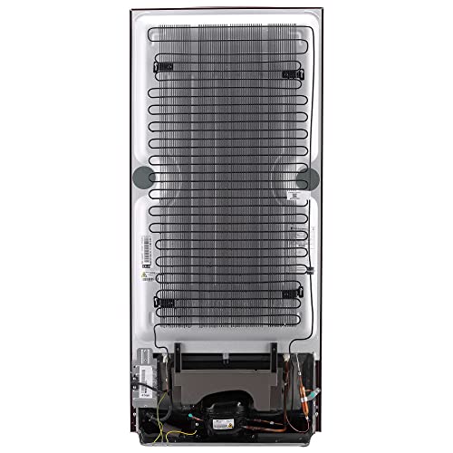 Image of LG 235 L 5 Star Direct-Cool Inverter Single Door Refrigerator Appliance (GL-B241ASQZ, Scarlet Quartz, with base Stand drawer & Smart Connect, 2022 Model)