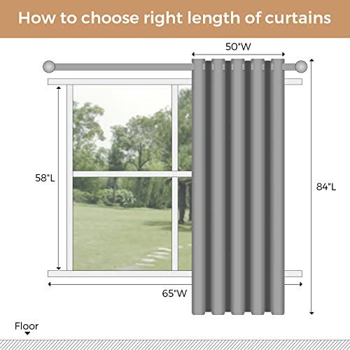 Damask Blackout Curtains, 84 Inch Long, 2 Panels, Medallion Paisley Room Darkening Curtains, Thermal Insulated Grommet Window Curtain Drapes For Bedroom Living Room, 50"X 84", Burnt Orange #TOP7