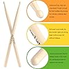 Drumsticks for Kids, 12 inch Maple Wood Drum sticks, Musical Instrument Percussion Accessories, Drumsticks for Student, Beginners (Maple, 4 Pairs) #2