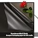 20 Blatt Blumenstrauß Geschenkpapier, wasserdichtes Blumenstrauß Geschenkpapier Blumenpapier für Hochzeiten Geburtstagsparty Dekoration Geschenkverpackung DIY Kunsthandwerk 57 x 57cm (Schwarz)
