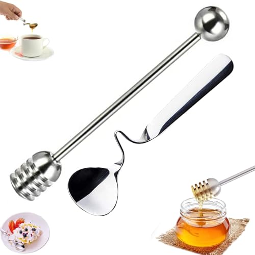 Tomuvpzn Honey Honiglöffel Edelstahl 2er Set