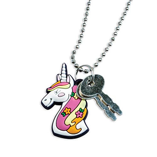 Peaceable Kingdom Unicorn Diary - 208 páginas rayadas con candado y llave miniatura 3