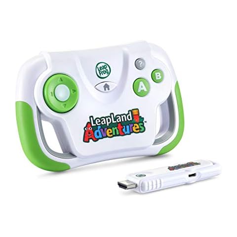 LeapFrog LeapLand Adventures, Kids Game Console, Educational Games Console with 150+ Learning Activities, Handheld Console for Boys and Girls, Gaming Console with Letters, Shapes and Numbers, 3 Years+ Cover