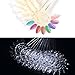 KAZIPOP Nail Color Swatches 240 Tips Practice Sticks Wheel Natural and Transparent Nail Display Color Sample Swatch Wheel Flower Nail Art Display Design for Manicure Swatches