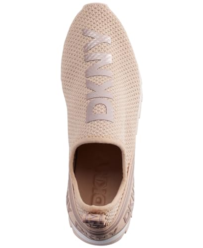 Image of DKNY Women's Abbi Knit Slip on Sneaker with Logo