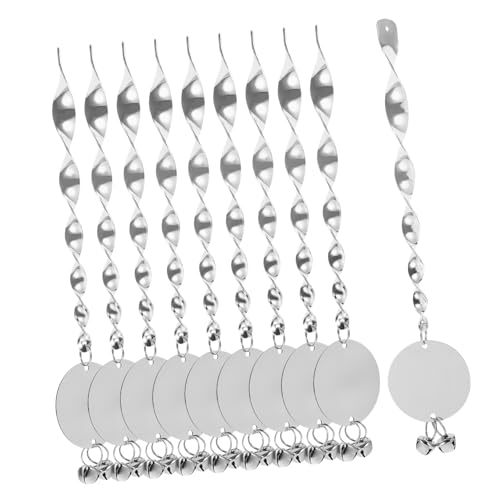Sosoport Dissuasori Per Uccelli Riflettenti Da Esterno 10 Pezzi Set Per Giardino e Colture Bastoni Spaventapasseri Resistenti e Sicuri Contro Piccioni e Volatili