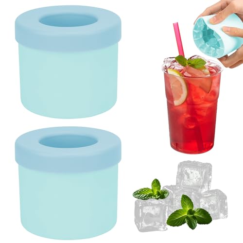 2 Pack Silicone Ice Cube Molds