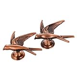 Boutons de placard : poignées de tiroir en métal, un accessoire de meuble et pour remplacer les boutons anciens endommagés, poignées d'armoire à oiseaux.