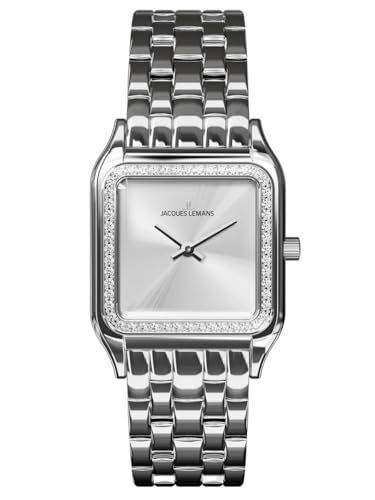 Montre acier inoxydable argenté JACQUES LEMANS Anvers 5 ATM