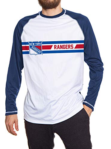 Camiseta New York Rangers manga larga para abrigarse con estilo de la NHL