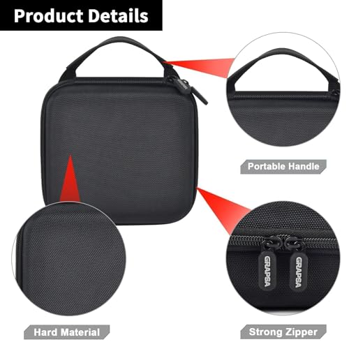 Image of Case Compatible with GL-BE3600 /MT3600BE /SFT1200 / MT3000 / AXT1800 / MT1300 for Glinet Travel Router for Hotel WiFi, Portable Router Storage Holder for Gl.inet Slate 7 Router Accessories(Box Only) -Black