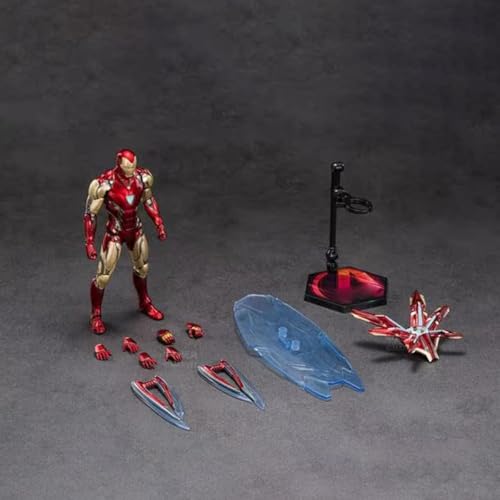 Image of ZD Box Toys Collectible Action Figure Full Box Set: Anniversary Series Non-Luminous Version 1:10 Scale Super Hero (MK - Iron Mark 85)
