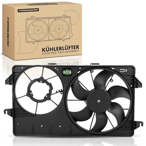 Frankberg Ventilador de refrigeración del motor compatible con Tourneo Connect 1.8L 2002-2007 Transit Connect P65 P70 P80 1.8L 2002-2007 Replace# 2T148C607EC