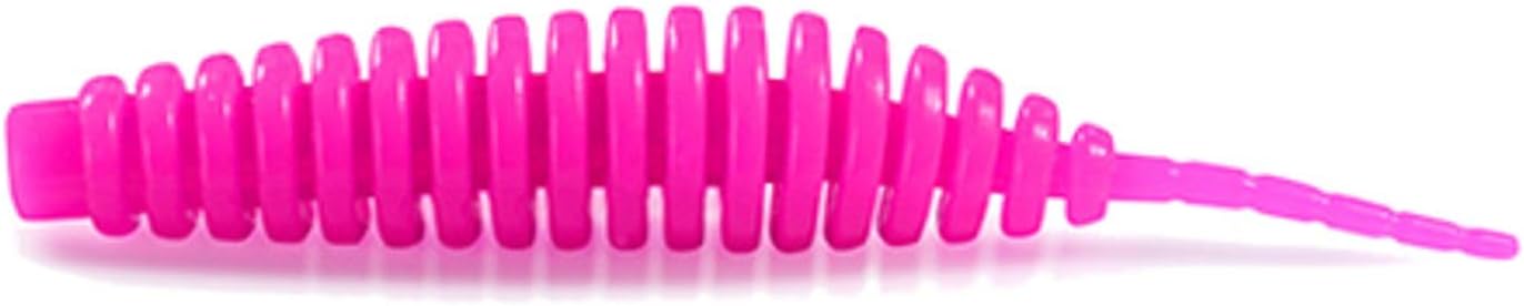 T Fishup Cheese Flavour Softbait for Trout and Bass in 65 mm – Color hot pink