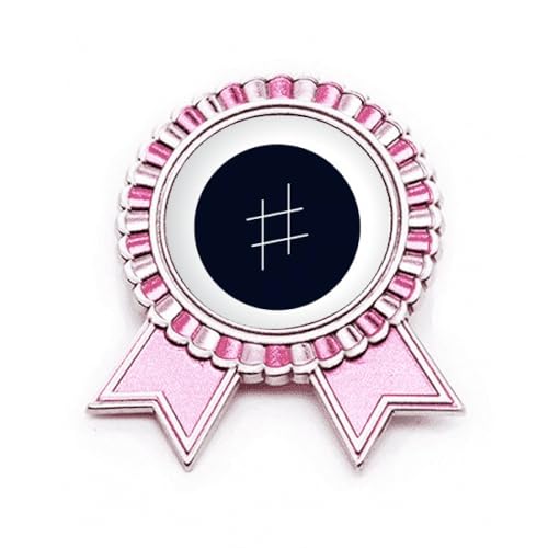 Broche blanche signature musicale pour accessoiriser une veste lors d'un concert ou gala