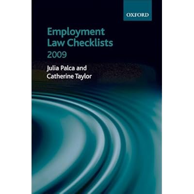 Employment Law Checklists 2009