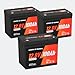 Edlbaegy 3 Pack 12V Battery 100Ah LiFePO4 Battery Group 24 Battery Deep Cycle RV Lithium Batteries for Camper Trolling Motor Home Energy Storage