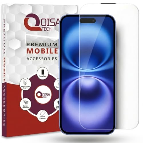 Image of Borderless Premium Tempered Glass Screen Protector Guard For iPhone 15 /16 (6.1 Inch, Pack of 1) | Edge to Edge Coverage With Easy to installation kit