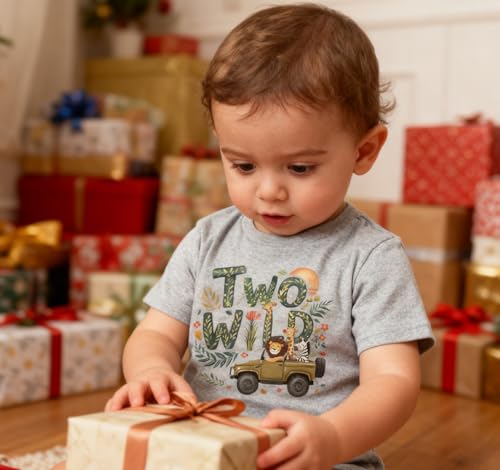 Image of Toddler Boys Girls 2nd Birthday Shirt Outfit for Kids Two Years Old Birthday Gift for Party Short Sleeve Tshirt