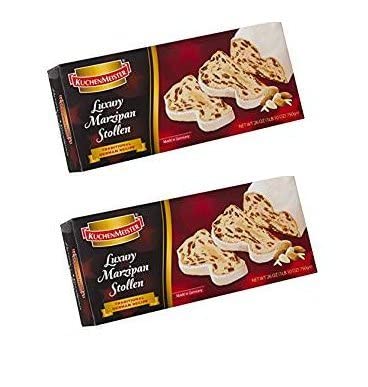 Kuchenmeister Marzipan Stollen in Gift Box, 26 Ounce (Luxury Marzipan, 26 Ounce 2PK)