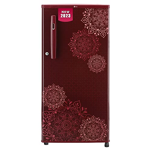 LG 185 L 3 Star Direct-Cool Single Door Refrigerator (GL-B199ORRD, Ruby Regal, Fastest Ice Making)
