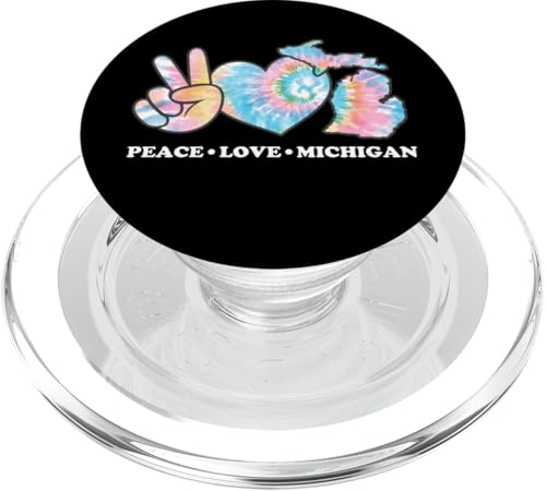 Peace Love and Michigan PopSockets PopGrip para MagSafe