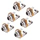 6 Stück Buchse Gitarreneingangsbuchse 6.35mm Gitarrenbuchse Stereo Mono Klinkenbuchse für Instrument Bass Gitarre zweikanalig Stereo