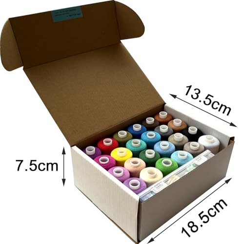 Set de Hilos para Coser - 24 colores surtidos de 500 yd cada uno miniatura 4