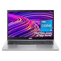 acer Aspire 3 A315-59 Laptop - Intel Core i5-1235U Processor, 8GB, 512GB SSD, Integrated Graphics, 15.6 Full HD, Windows 11, Silver
