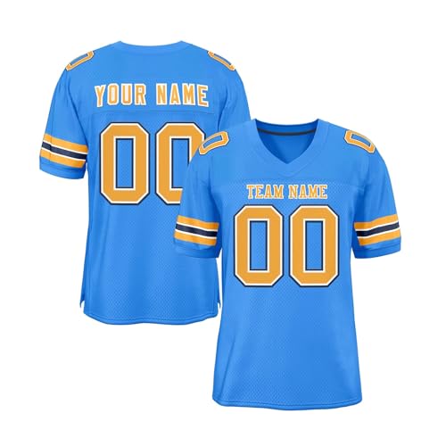 Generisch Herren Individuelle American Football Trikot Fußball Trikot Personalisiert Football Jersey Rugby T-Shirts Stitched/Printed Namen Number Sports Uniform Damen Kinder 2025 Angebote(1-7)