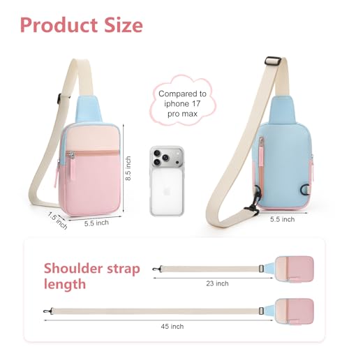 Image of Birthday Back to School Gifts for Teen Girls 8-12, Fanny Pack Crossbody Bag | 8 9 10 11 12 Year Old Girl Birthday Gifts, Kids Sling Bag Purse Travel Essential, Preppy Fashion Tween Girl Gift Trendy Stuff