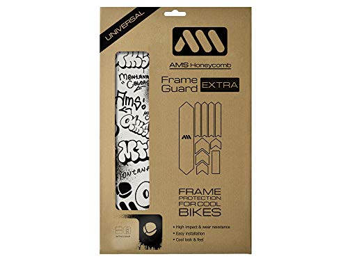 All Mountain Style | Protector Cuadro Bicicleta MTB | Protector Adhesivo Cuadro Bici Modelo Extra con 10 Protectores | Protege tu Bicicleta de Arañazos y Golpes