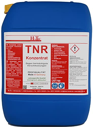 HaTec Urinsteinentferner, TNR 10-kg gegen hartnäckigste Verschmutzung, Flugrostentferner, Wassersteinentferner, Kesselsteinentferner, Rostentferner, Bootrumpfreiniger Cover