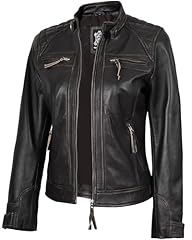 Johnson Leather Jacket Women - Ruboff