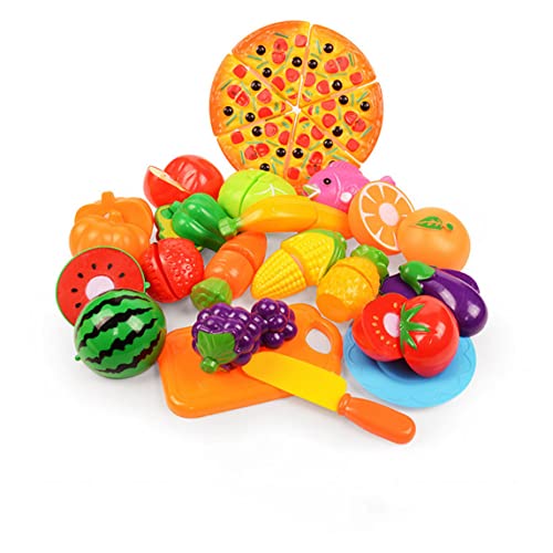 Juguetes De Comida De Madera Juguetes De Cocina De Madera Juguetes De Madera Juguetes De Vegetales De Madera Juguete De Cocina Diversión Cortar Frutas Verduras Juego De Comida De Simulación Educativo Cover