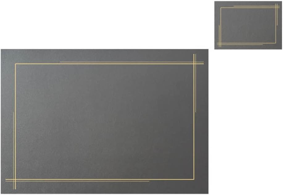 4 Pcs Leather Table Mat Placemat Heat Insulation Pad Decorative Mat for Home Restaurant Coffee Shop (Color : D, Size : 4330cm)